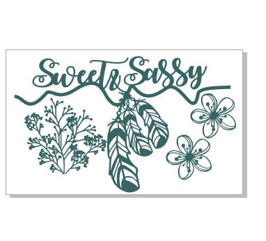 Sweet and Sassy 110 x 180mm min buy 3